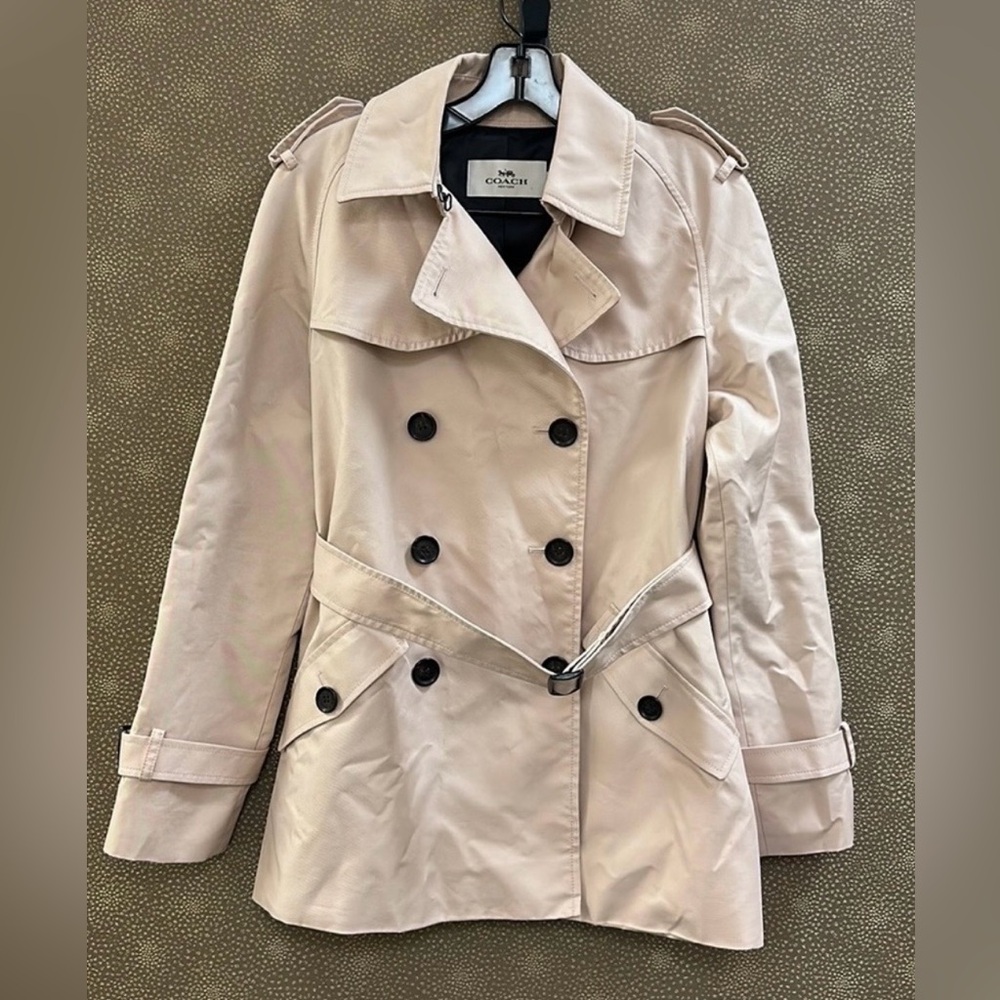 🔥🔥🔥Coach Double Breasted Trench Coat Jacket